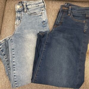 GAP Dual Tone Denim Jeans - Light Blue and Dark Blue